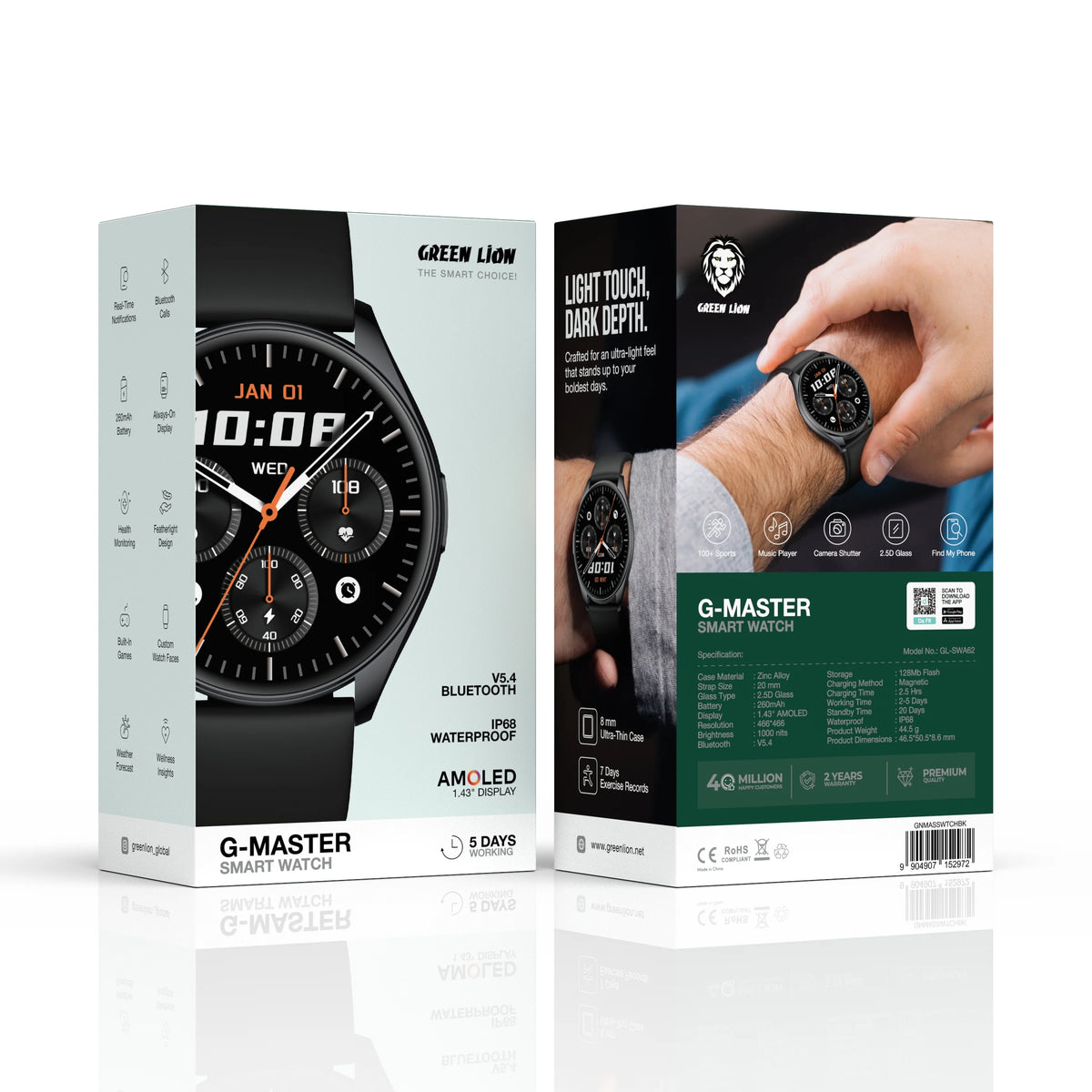 Green Lion G-MASTERSmart Watch - Black – image 4