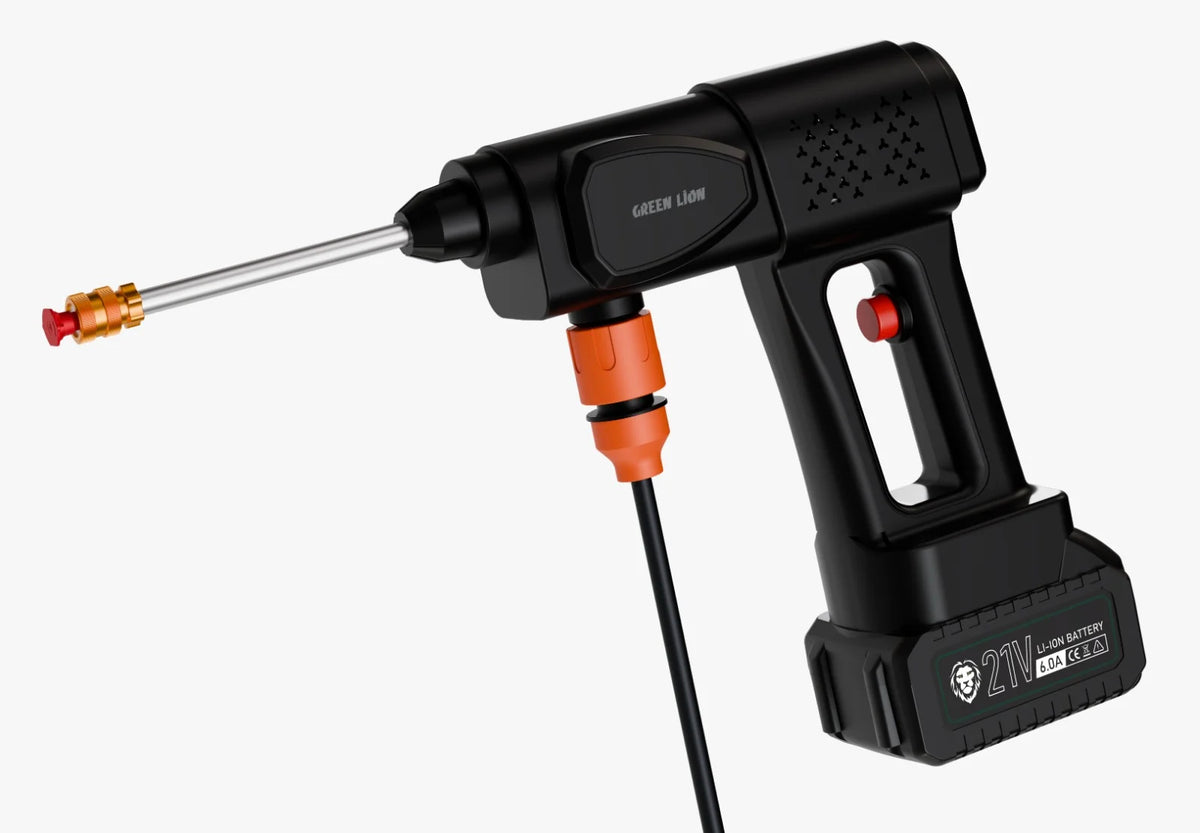 Green Lion 21 VCordless Pressure Wash Gun 18000 m Ah,4 L,240 W - Black – image 4