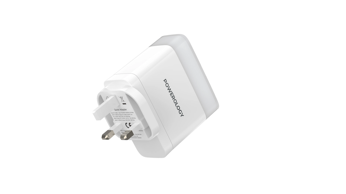 Powerology Lunex Series Fast Charging Adapter PD 100w White – image 17