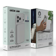 Green Lion Ultra Slim Mag 4000 m Ah Power Bank - Silver