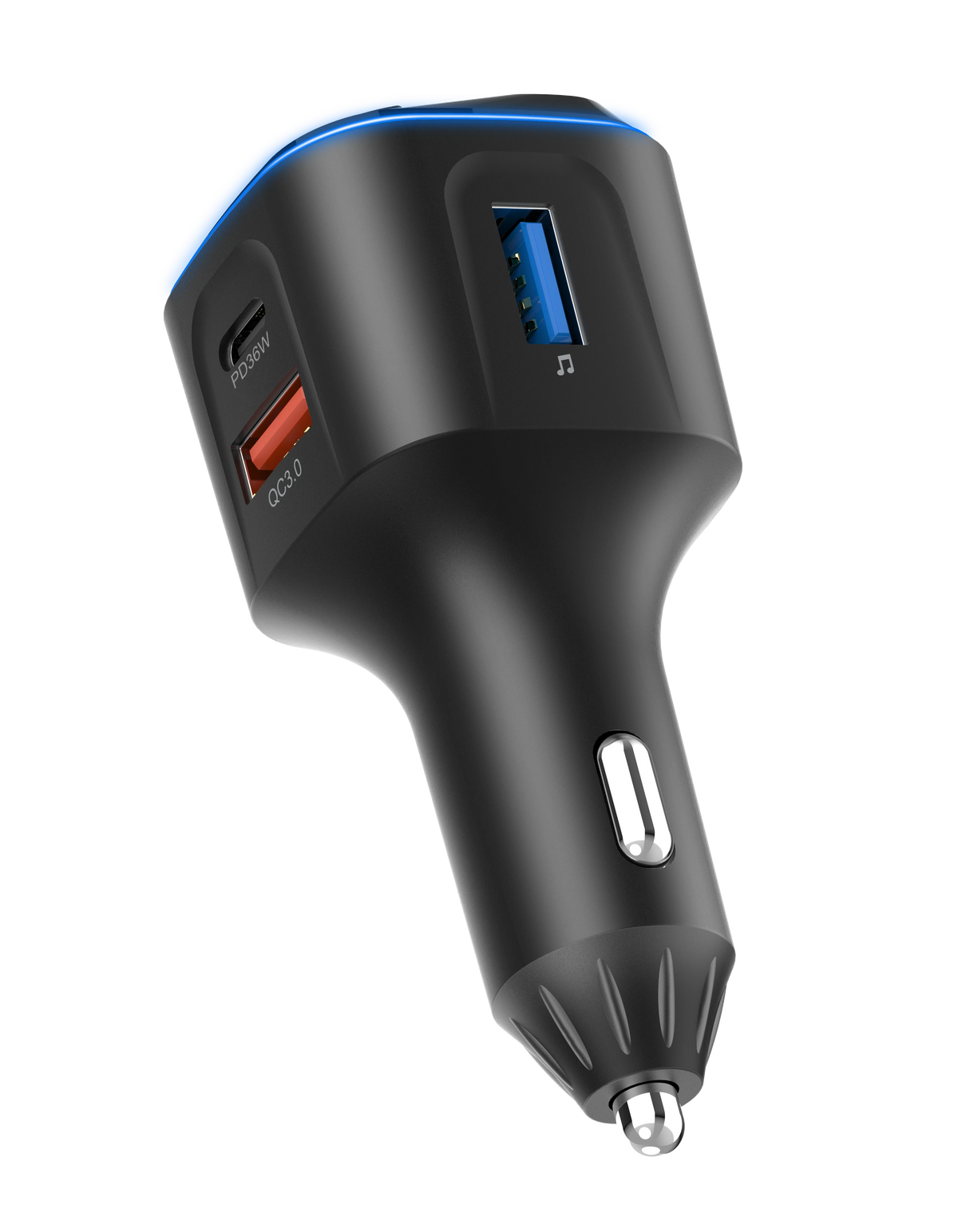 Green Lion Fm Transmitter Dual Port Car Charger Black – image 5
