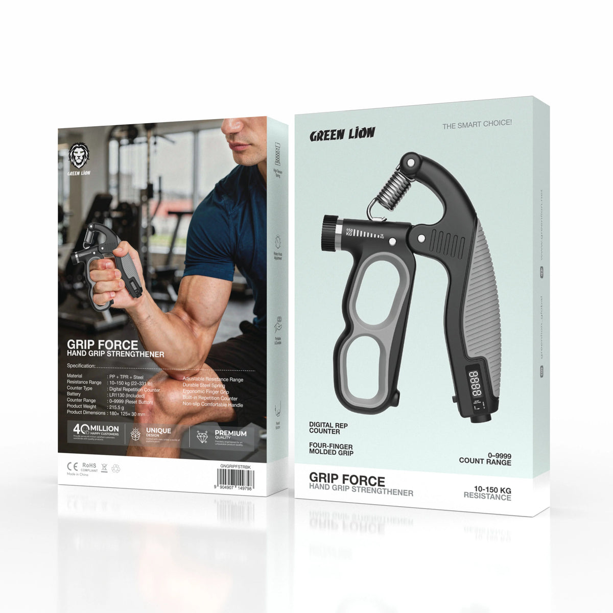 Green Lion GRIPFORCE Hand Grip Strengthener - Black – image 4