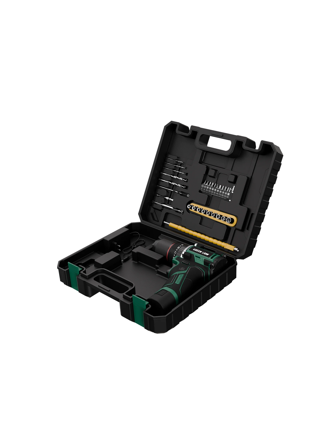 Green Lion GD-13 Power Pro Cordless Hammer Drill 16 V 2.0 Ah Battery – image 6