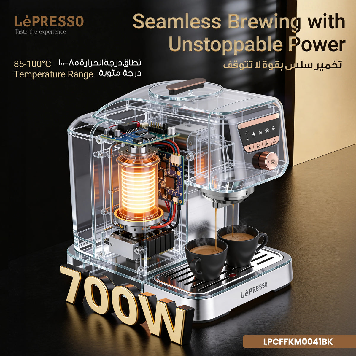 LePresso Kavemystique Automatic Turkish Coffee Maker with Self Cleaning Function Black – image 6