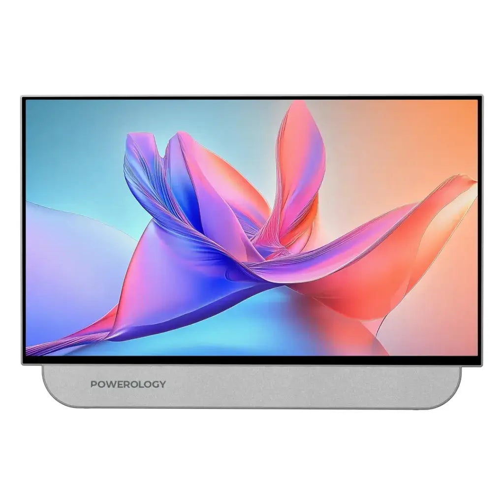 Powerology Paramount 27-inch Portable Touchscreen Smart Monitor - Beige - image 2