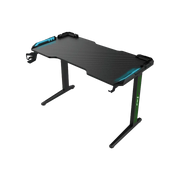 Green Lion RGBGaming Desk - Black