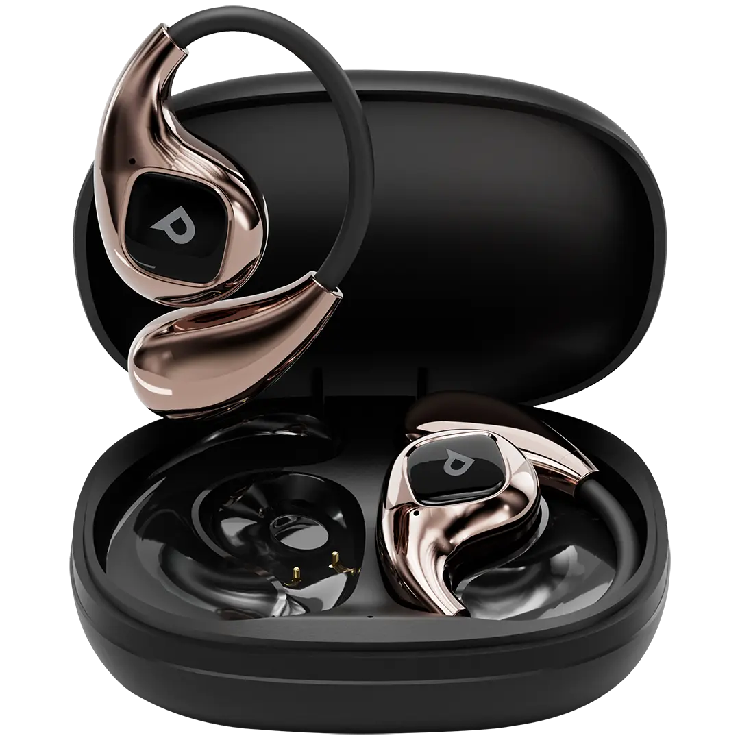 Powerology Nammos Open Ear Earbuds Matte Black