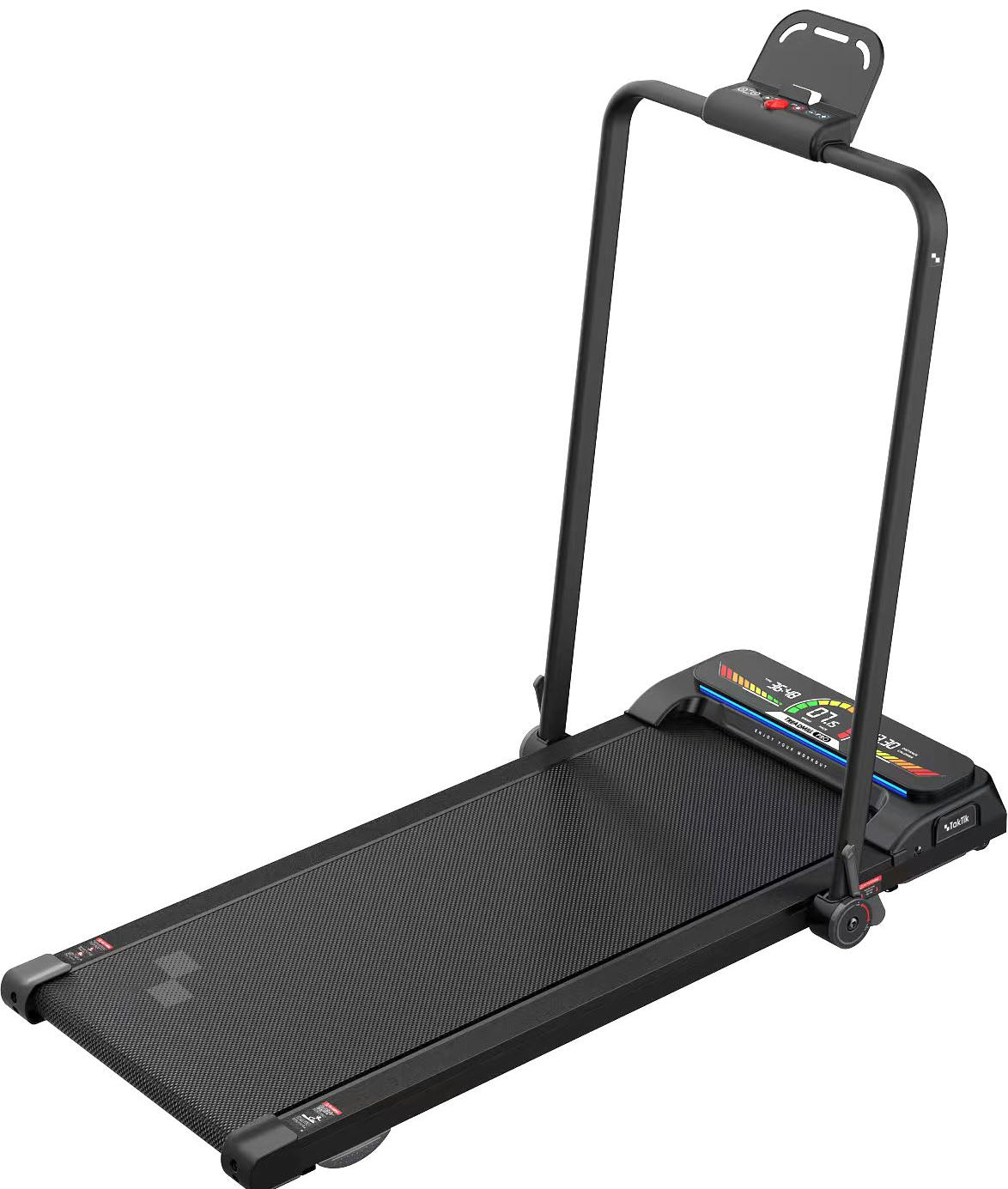 جهاز سير كهربائي تكتك تريدميل برو 10 كم/س 0.75 حصان مع شاشة ليد وريموت Taktik Treadmill Pro