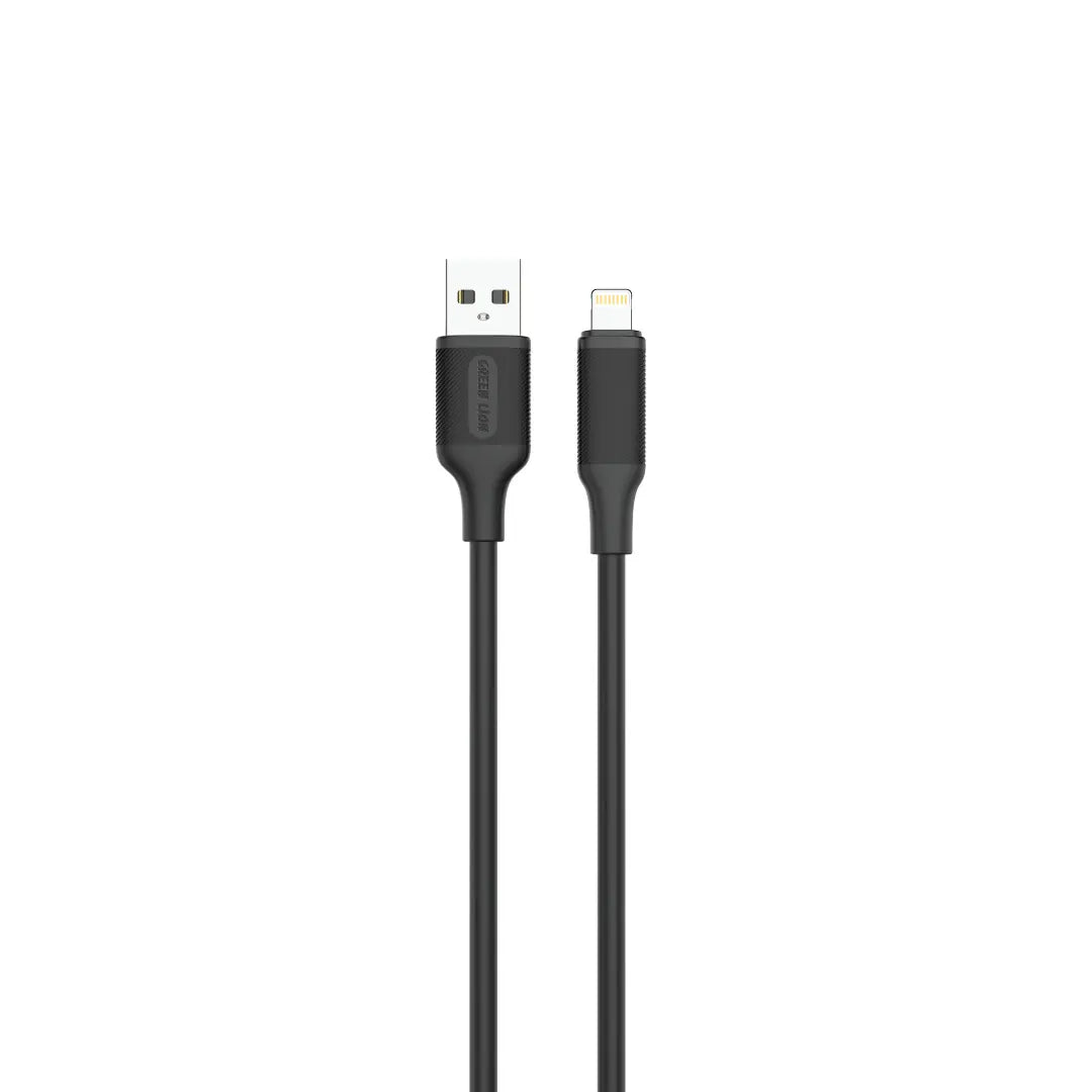Green Lion USB A to Lightning Pvc Cable 3m Black