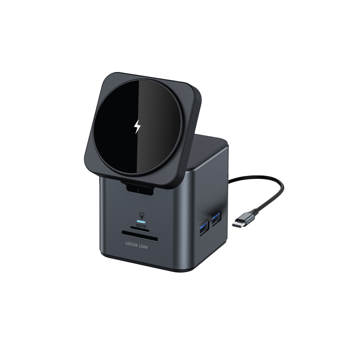 Green Lion 9 in 1 Hub Docking Station Black