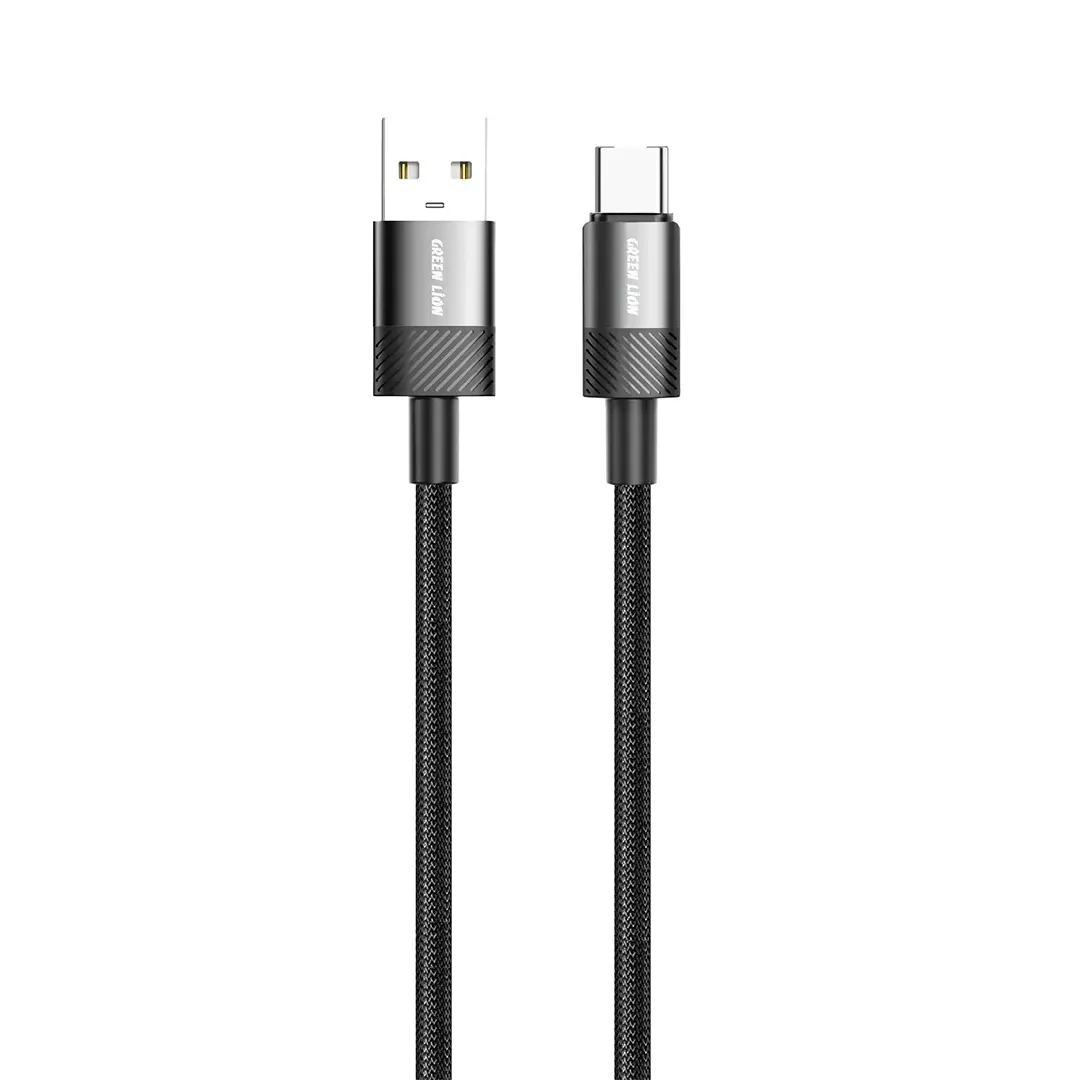 Green Lion Spark USB A to USB C Cable Black