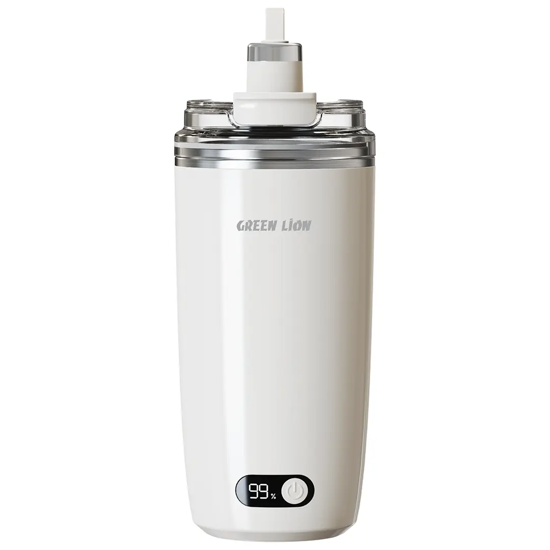 Green Lion Auto Stirring Mug 350ml Cream