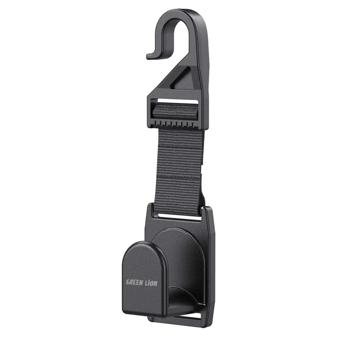 Green Lion Car Headrest Hook Organizer Black