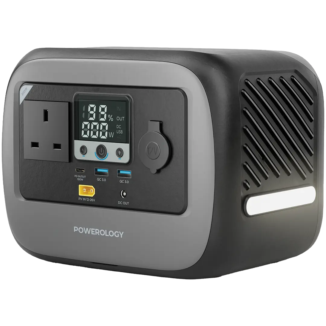 Powerology Pater I Portable Power Station 300w Gray