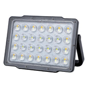 Green Lion Solar Flood Light with 7200mAh Battery 59 LED Beads Black