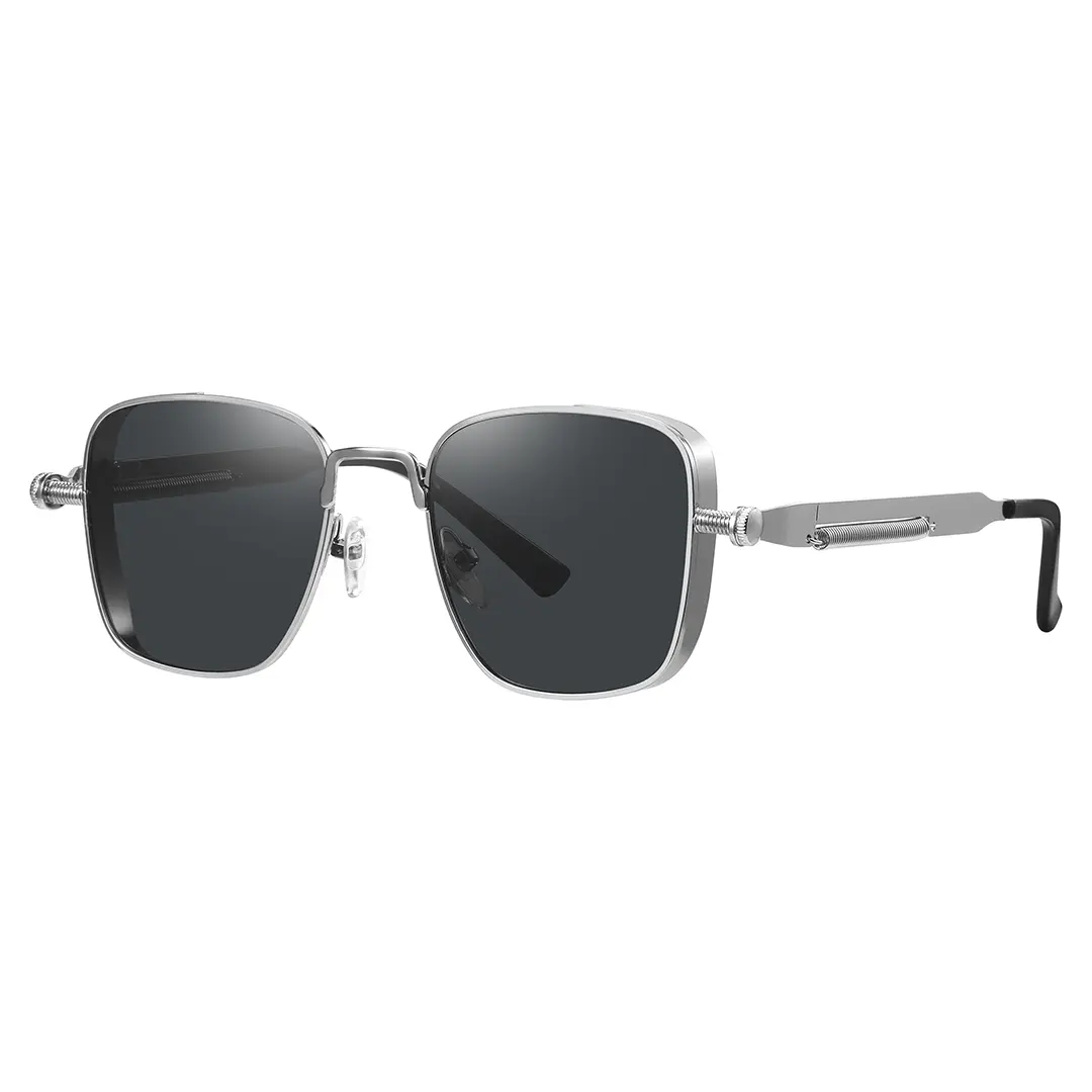 Green Lion Sentina Sunglasses Silver