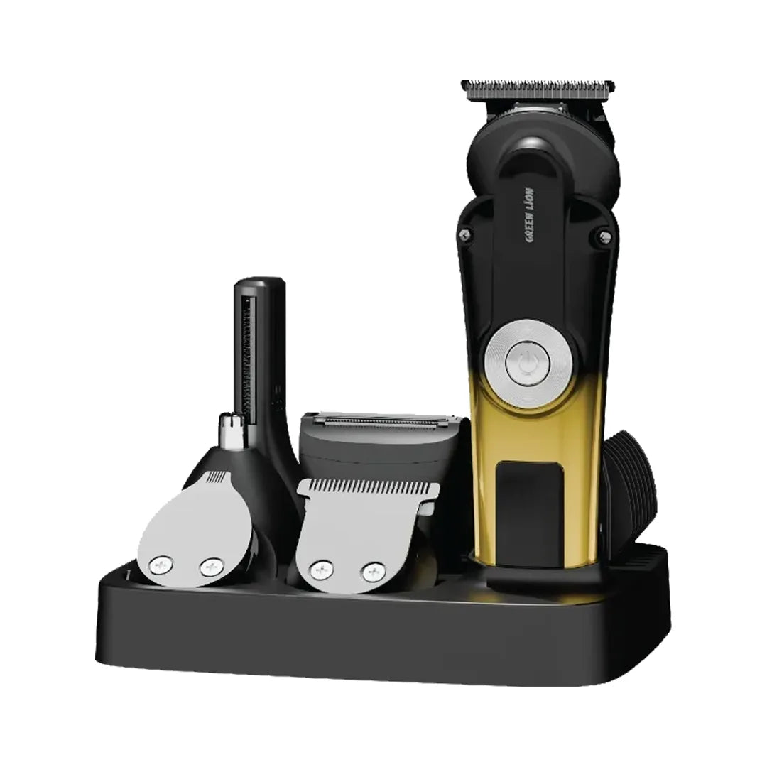 Green Lion 6 in 1 Trim Pro Grooming Kit Black