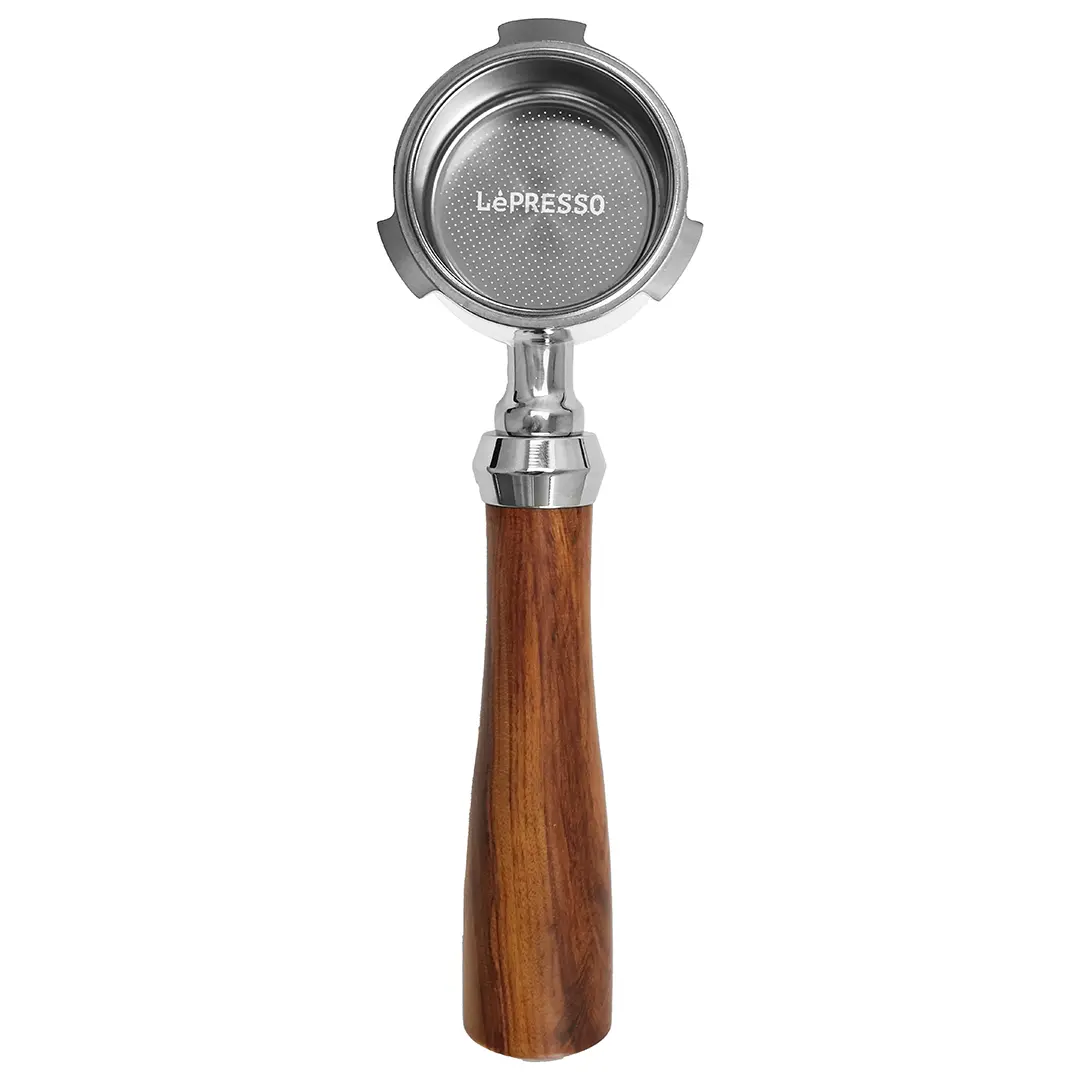LePresso 51mm Bottomless Portafilter Brown