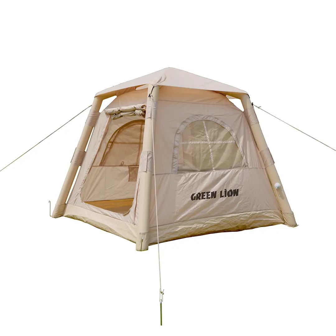 Green Lion Gt 3x Inflatable Camping Tent Beige