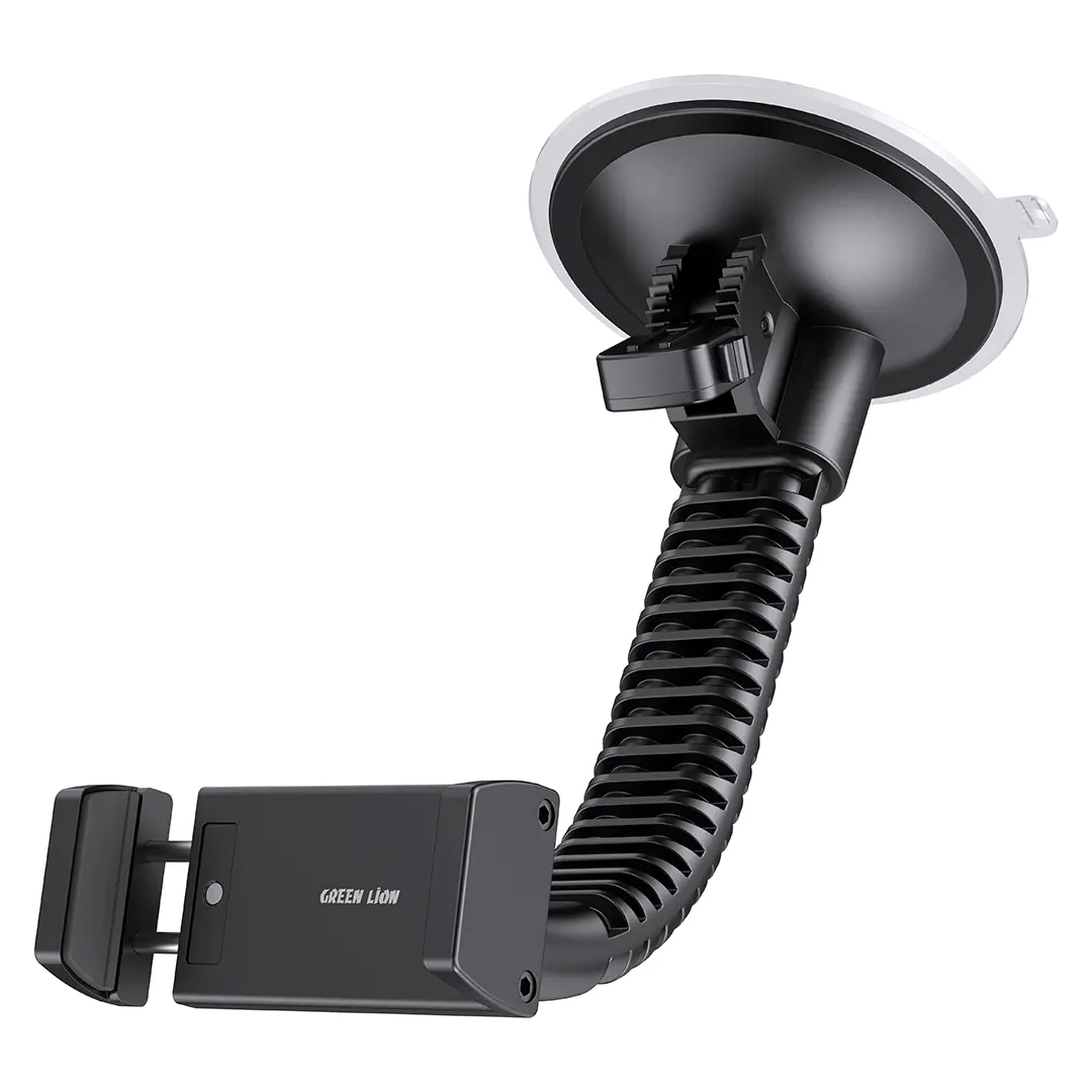 Green Lion Gv 550 Heavy Duty Windshield Car Phone Mount Black