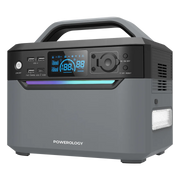 Powerology 120000mAh Portable Power Generator Fast Charging 384wh 600w Black