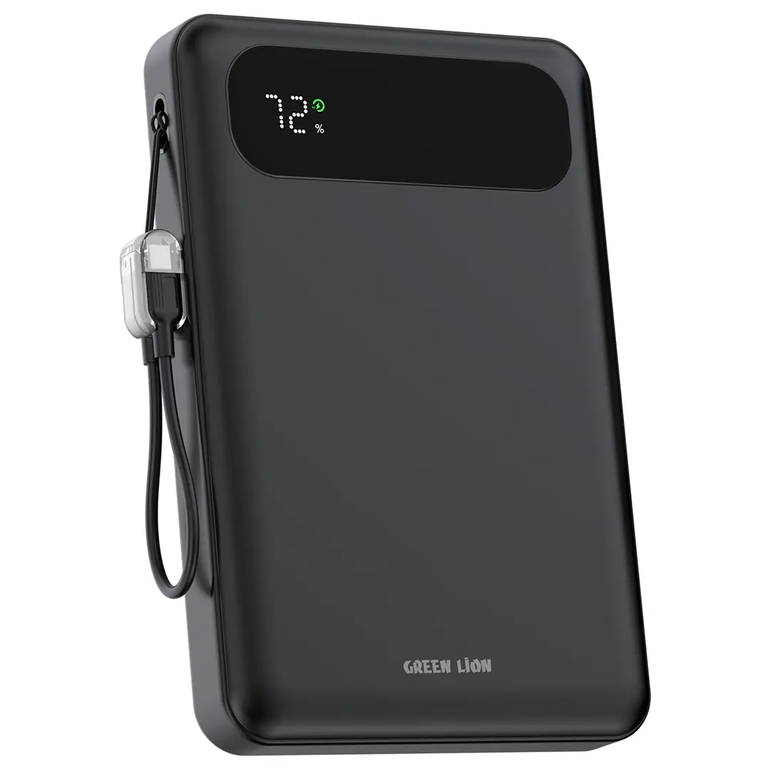 Green Lion Toledo 10000mAh Power Bank PD 20w Black