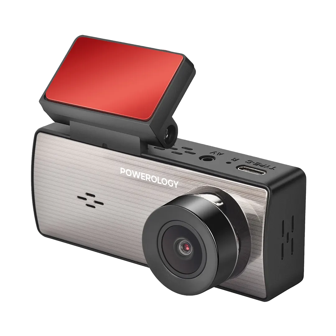 Powerology Dual Recording Dash Camera Black