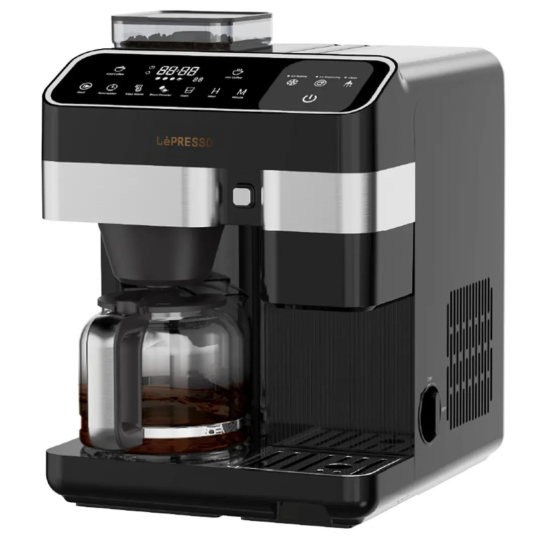 LePresso Americano Pro Ice Hot Coffee Machine Black