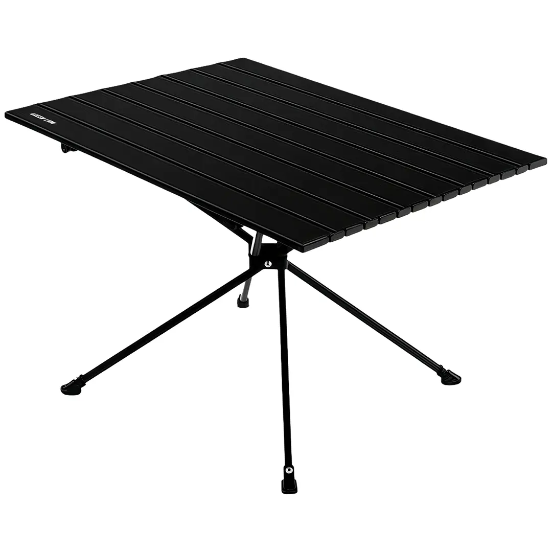 Green Lion Camp T2 Foldable Camping Table Black
