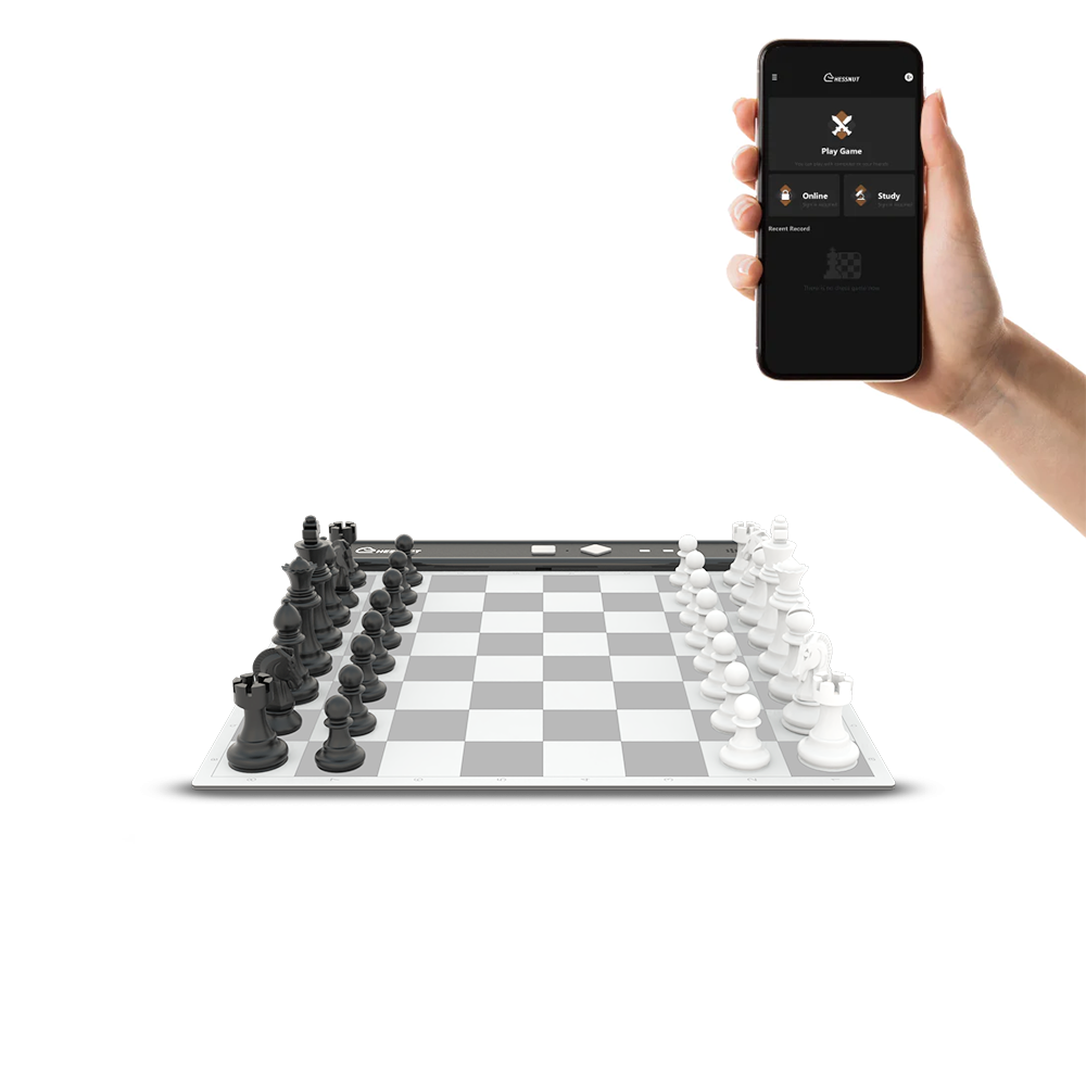 رقعة شطرنج ذكية تشيسنات مع حقيبة تخزين Chessnut Go Ultimate Portable Travel Electronic Chessboard