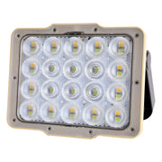 Green Lion Solar Flood Light with 4800mAh Battery 43 LED Beads Black