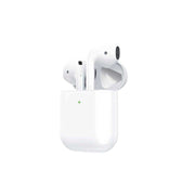 Green Lion True Wireless Earbuds 2 with Built in Microphone Charging Base Case G1 White