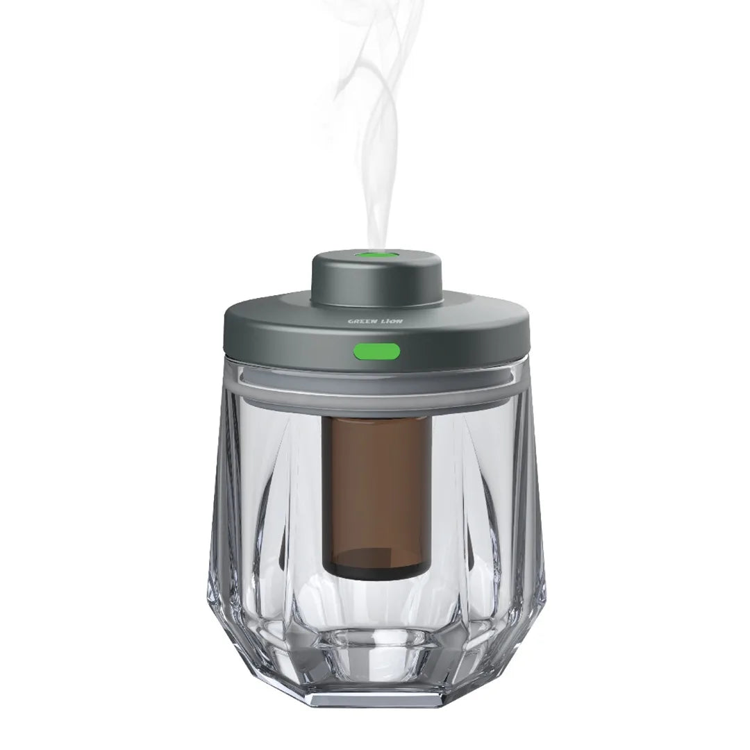 Green Lion Crystal Fragrance Diffuser Gray
