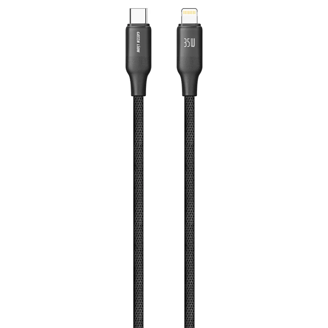 Green Lion USB C to Lightning Tpe Cable Black