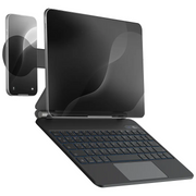 Powerology Dynaboard Wireless Keyboard Case with MagSafe Phone Holder for Ipad 11 M4 Black