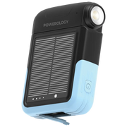 Powerology Sante 10000mAh Solar Power Bank Black