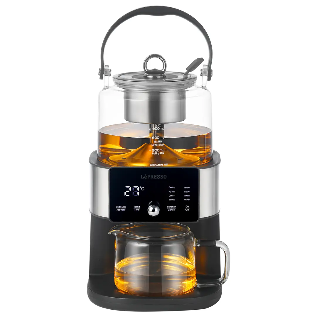 LePresso Brewfinity Tea and Coffee Brewer with Digital Display Black