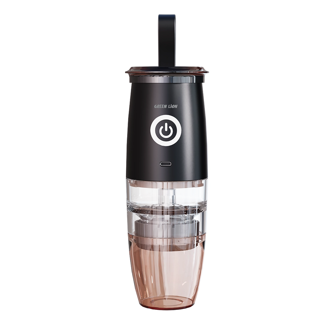Green Lion Portable Coffee Grinder Black