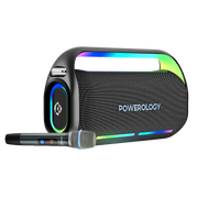 Powerology Deep Bass Party Speaker Black