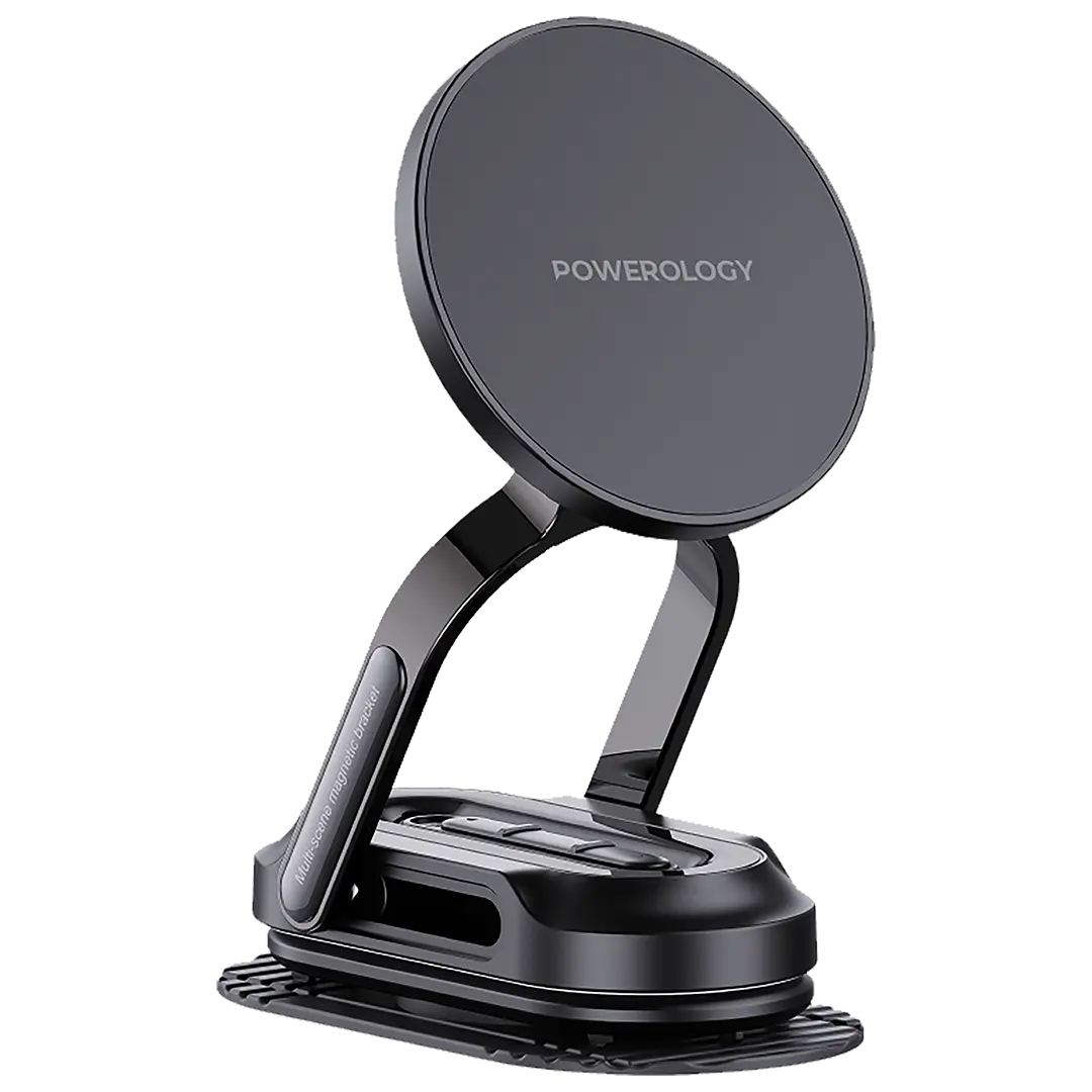 Powerology Fleximount MagSafe Car Holder Black