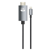 Green Lion Lightning to Hdmi Braided Cable Grey