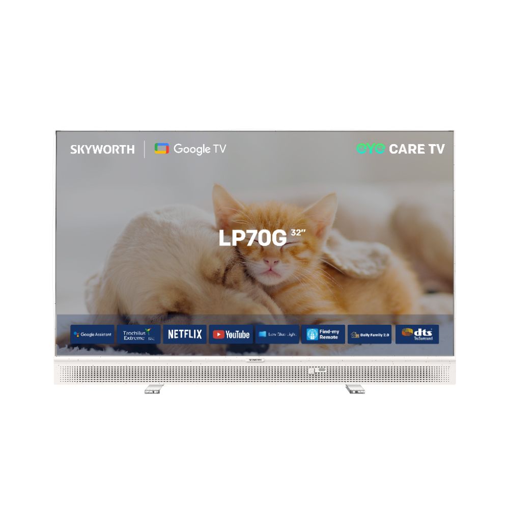 تلفزيون متنقل للرحلات 32 بوصة يعمل بالبطارية المحمولة Skyworth LP70G FHD Google TV
