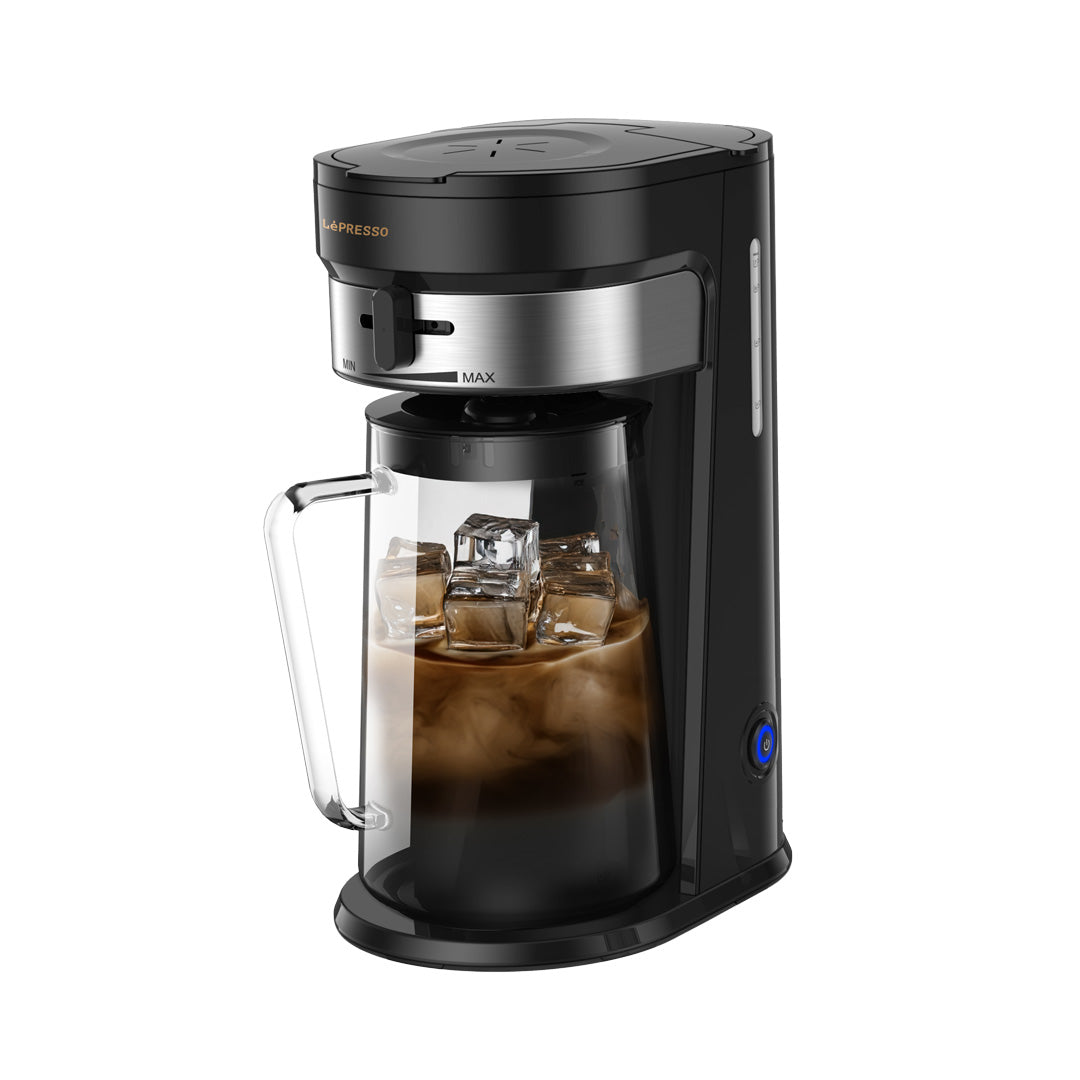 LePresso Cold Brew Machine Ice Coffee Tea Black