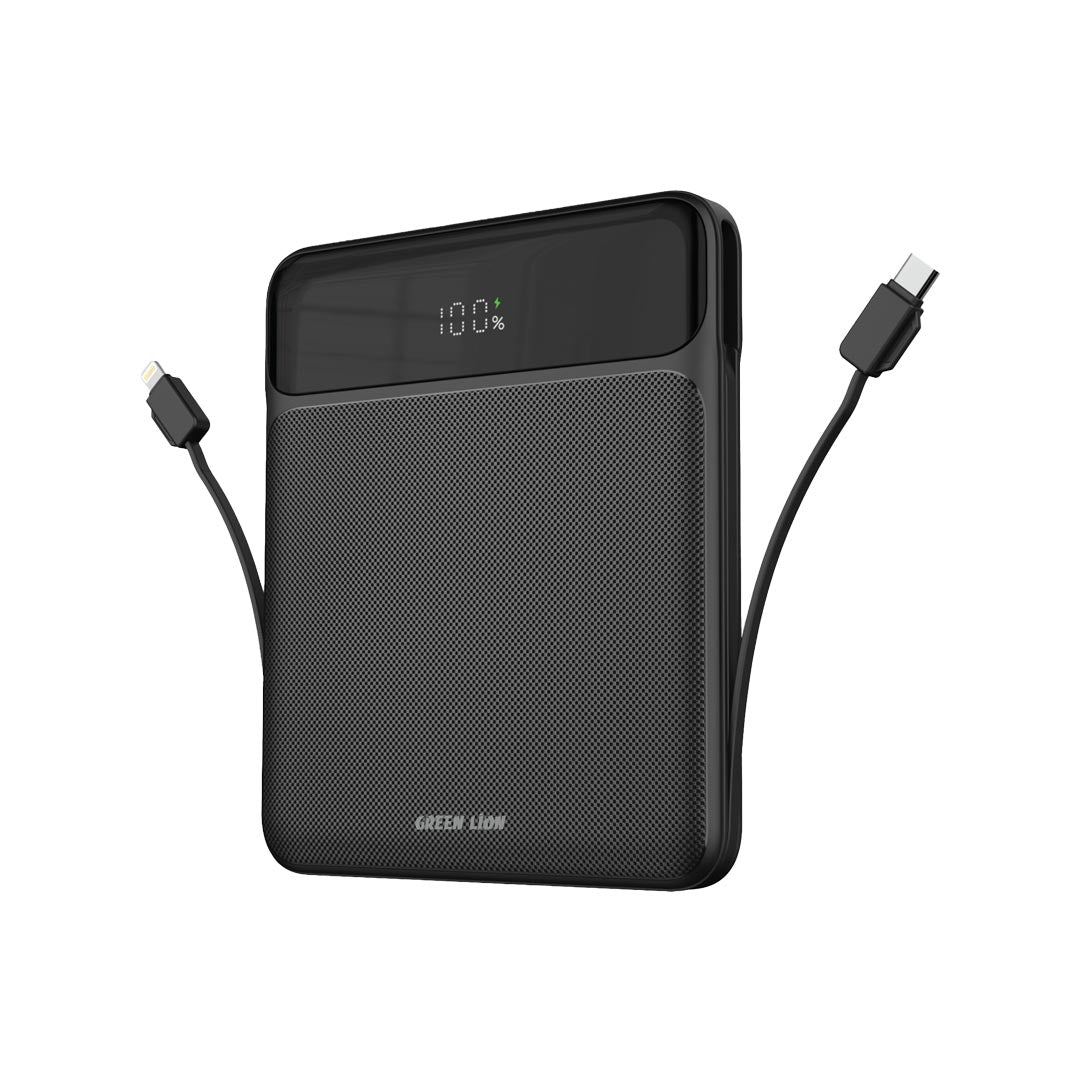 Green Lion Ultra Thin 120w 20000mAh Power Bank Black