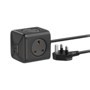 Green Lion 7 in 1 Compact 33w Pps Power Socket Black