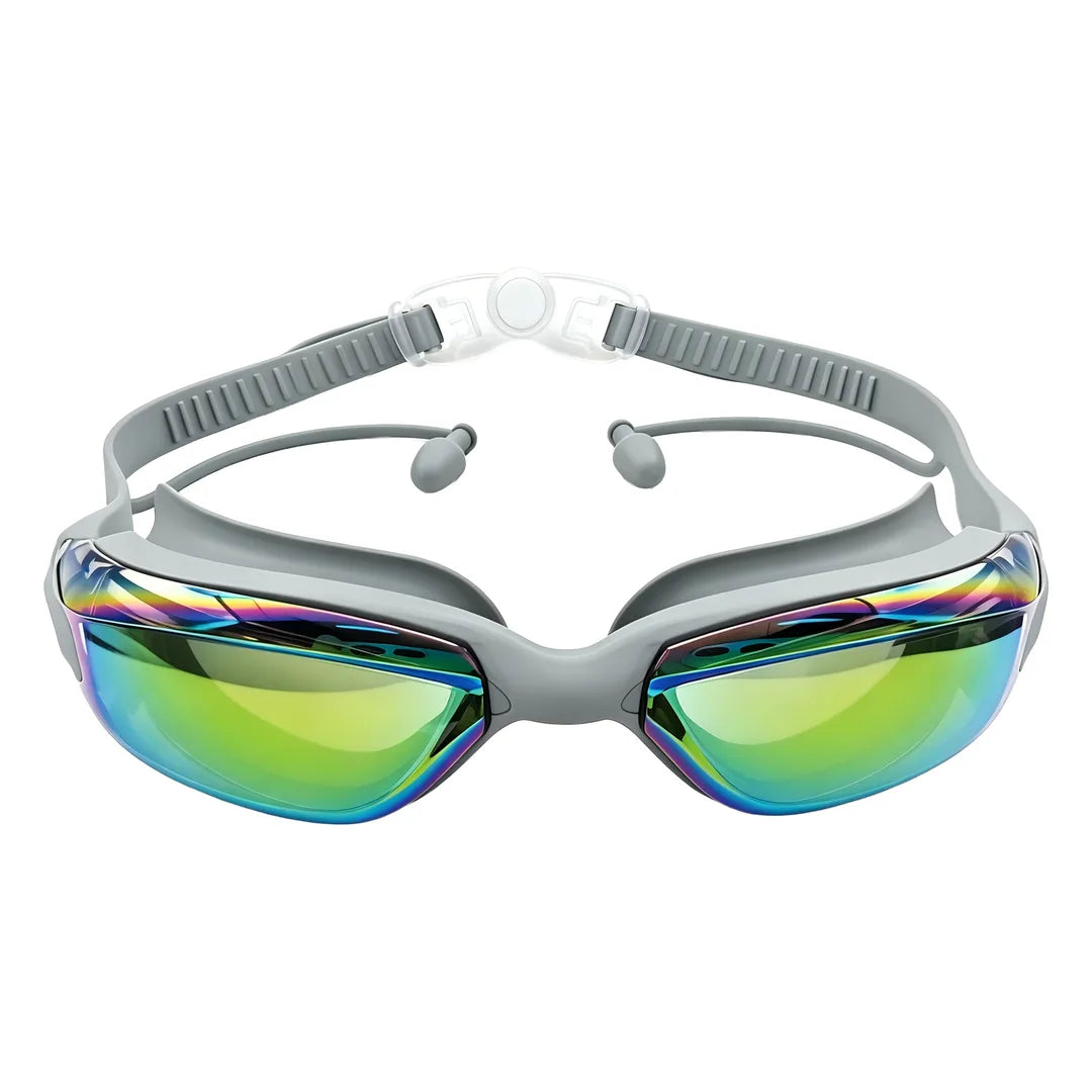 Green Lion Aqua Vision Swimming Goggles - Gray