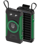 Green Lion Solar Trex 10000mAh Power Bank Black