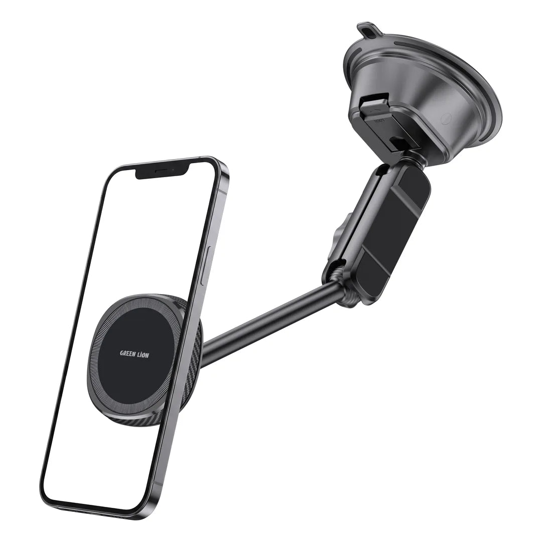 Green Lion Gx 89 MagSafe Suction Car Phone Holder Black