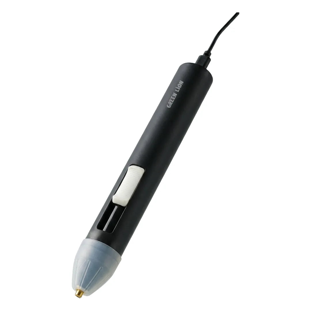 Green Lion Electric Glue Pen with Multi Color Glue Sticks Black