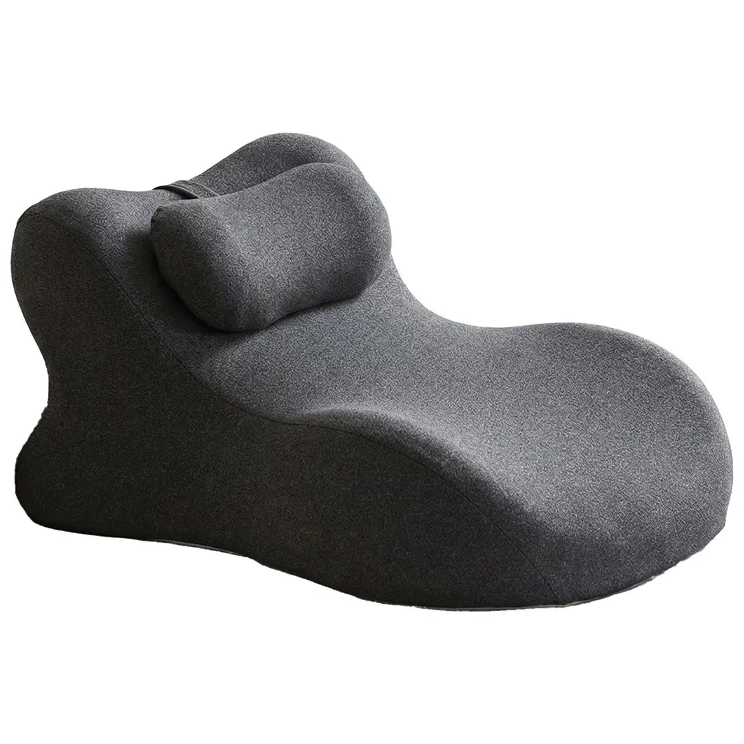 Green Lion Relief Wedge Pillow Black